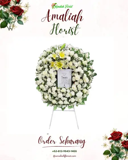 Krans Bunga Duka Sukasari Kaler